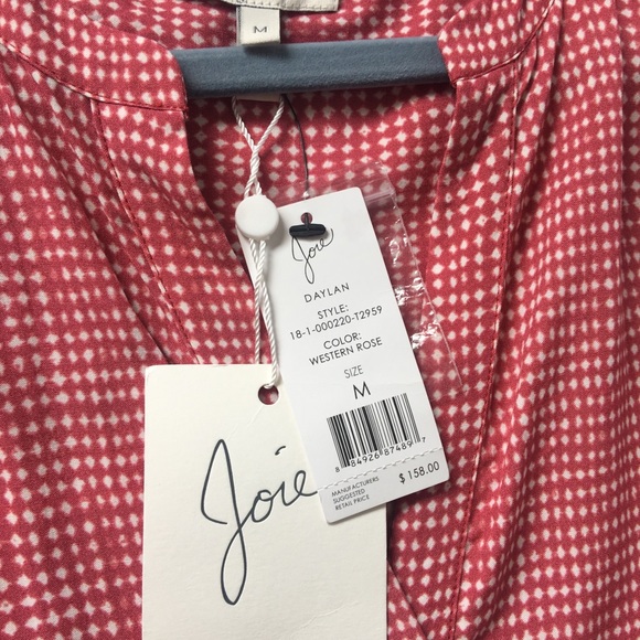 Joie Women's Rosalyn Dot-Print Blouse - Picture 3 of 4